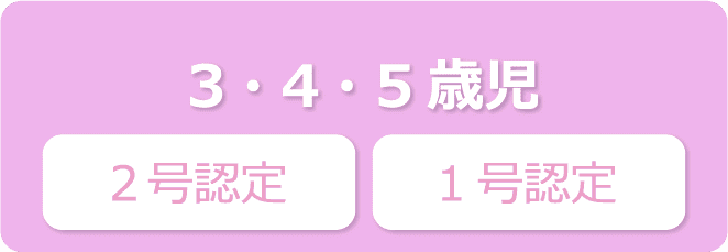 ３・４・５歳児